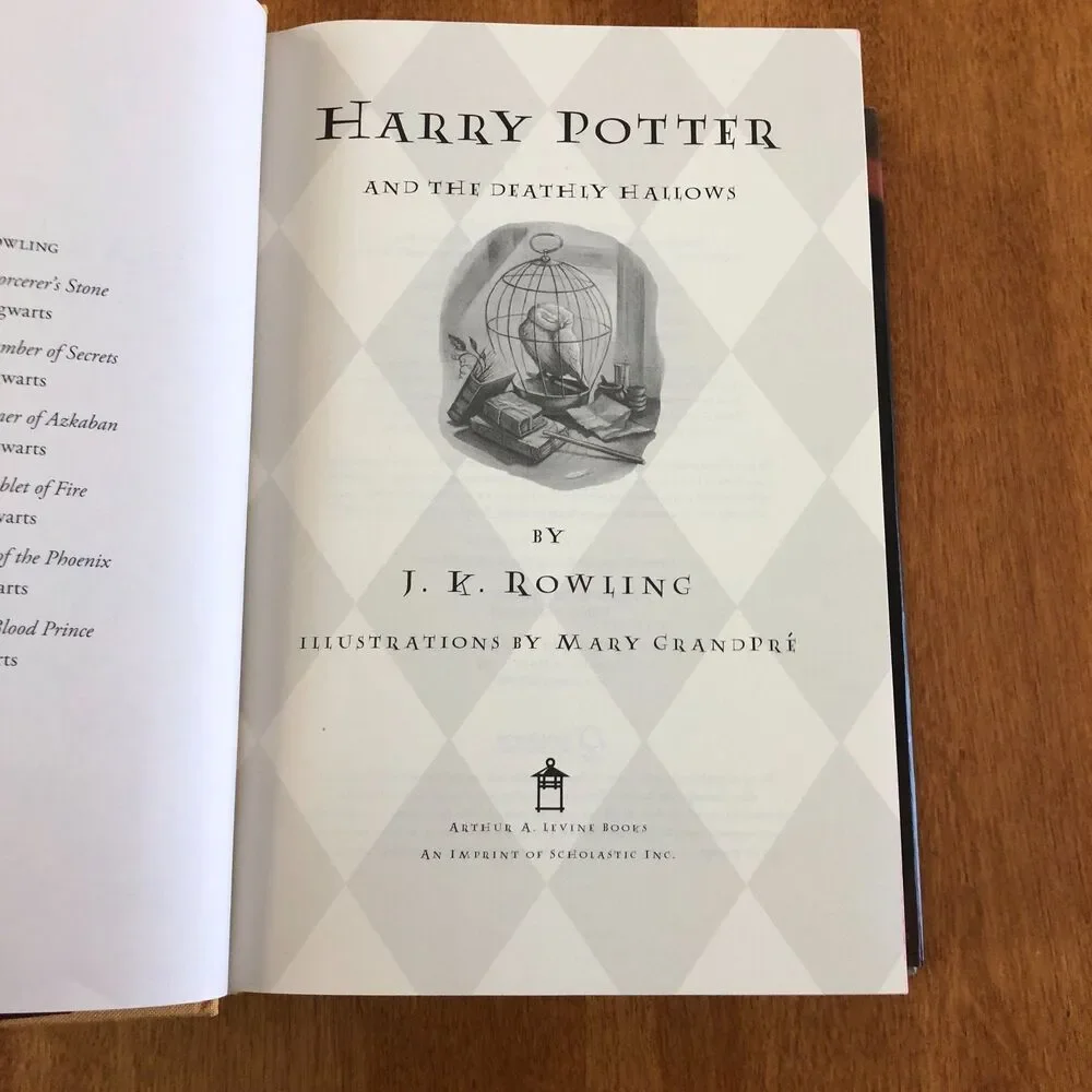 Harry Potter Lot of 3 Hardcover Book Set #5, 6, 7 DJ First American Edition - Picture 8 of 9